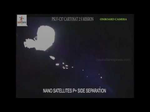 ISRO’s world-record mission: PSLV-C37 rocket with 104 satellites