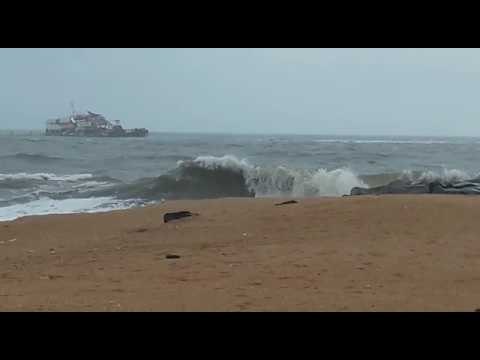 33 workers fight for life on a sinking barge near Ullal coast