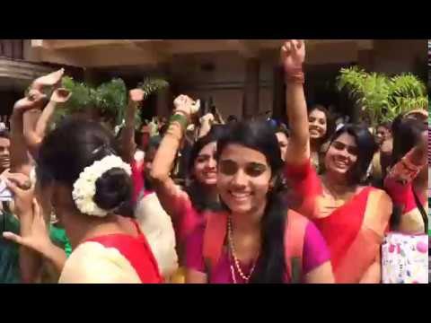Students of St. Teresa's college celebrate onam