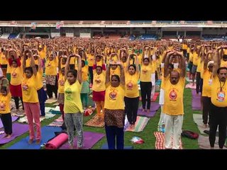 People performing Yoga in Bengaluru