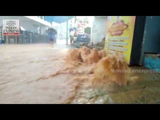 Heavy downpour at Sabarimala