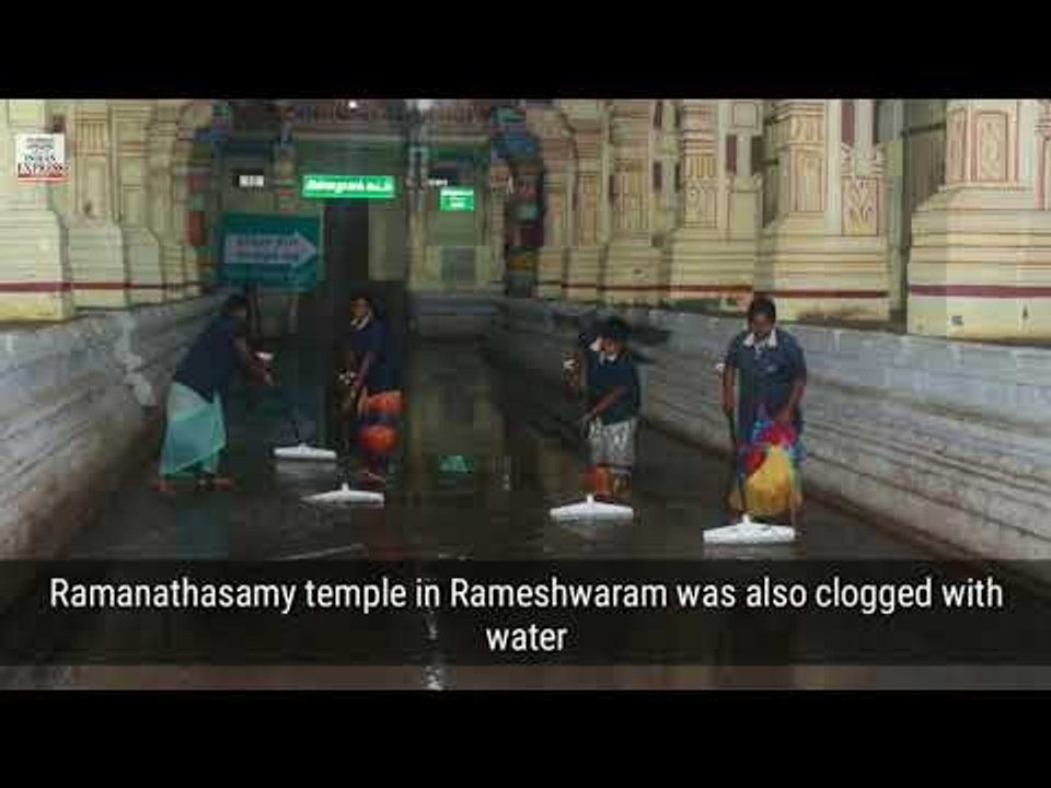 Tamil Nadu rains cause water-logging in Rameshwaram