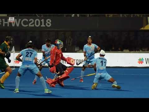 Here are some of the best moments from the India vs South Africa match in Men's Hockey World Cup