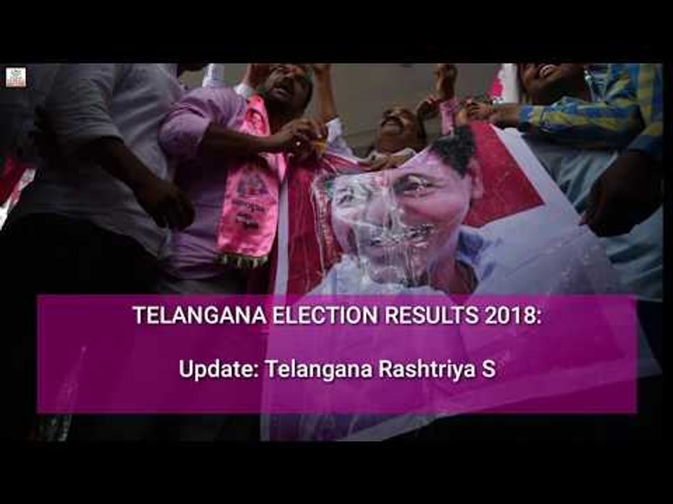 Telangana elections: TRS workers begin celebrations as party set to sweep state