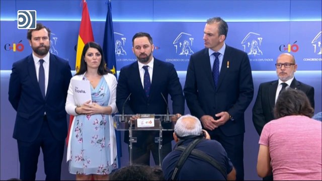 Santiago Abascal anuncia que Vox se querella contra Zapatero por las actas de ETA