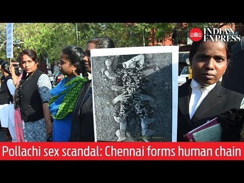 Pollachi sex scandal: Chennai forms a human chain, demands justice