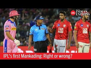 IPL's first Mankading: Right or wrong?
