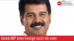 Lok Sabha Elections 2019: Idukki MP Joice George casts his vote