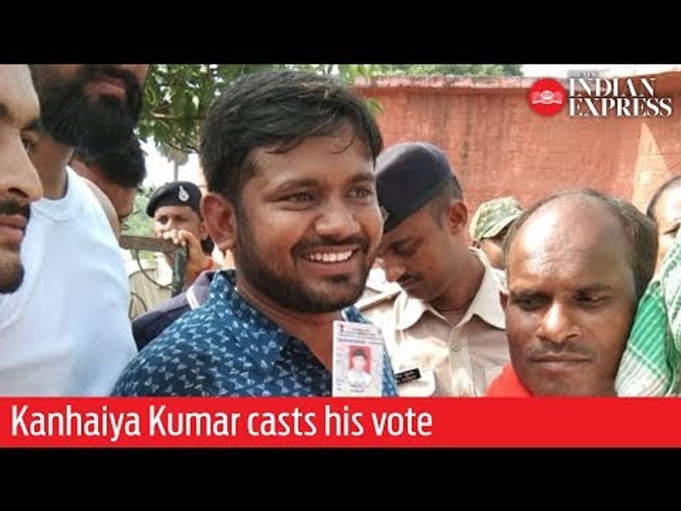 India Elections 2019: Kanhaiya Kumar casts his vote