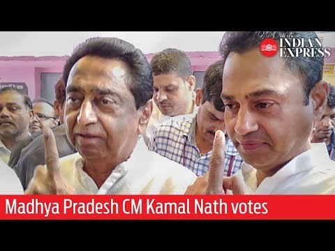 India Elections 2019: Madhya Pradesh CM Kamal Nath votes