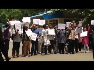 Download Video: APSC IIT students protest inside campus over derecognition of study circle