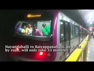 An underground metro is finally open to the public in Bengaluru