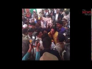 Badminton star PV Sindhu felicitated at Hyderabad airport