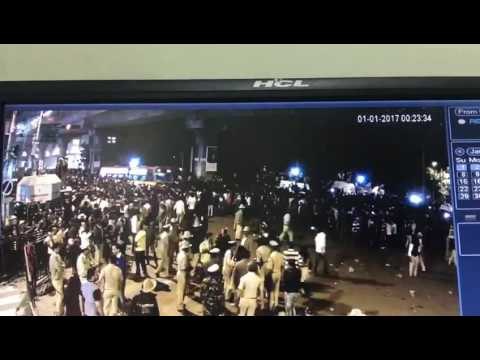 CCTV footage from MG Road in Bengaluru on New Year's Eve