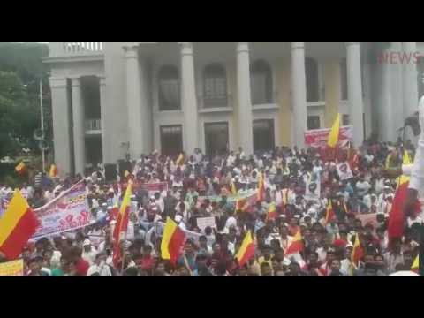 Massive protests in Bengaluru: Kannada activists and film industry come together on #KarnatakaBandh