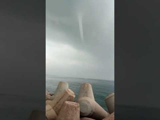 Did Chennai's Kasimedu witness a twister last Friday?