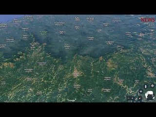 Google Earth View of Madikeri