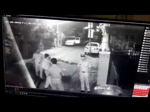 CCTV footage shows CPI(M) men attacking BJP office, cops running away from goons