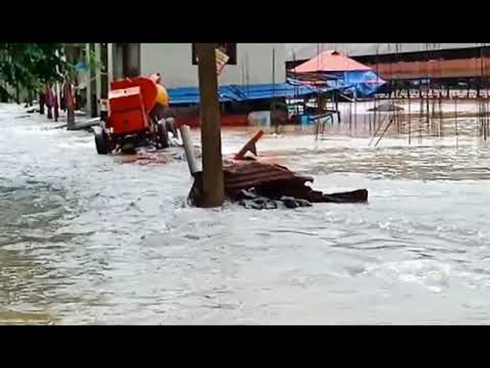 Sabarimala cordoned off as Pamba river overflows due to opening of dams