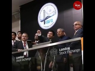 Kerala CM rings bell at London Stock Exchange for listing of KIIFB’s masala bonds
