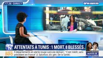 Attentats à Tunis: un mort, huit blessés