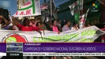 Paraguay: campesinos y gobierno nacional suscriben acuerdos