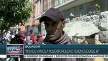 Refugiados colombianos en Quito mantienen sus demandas a ACNUR