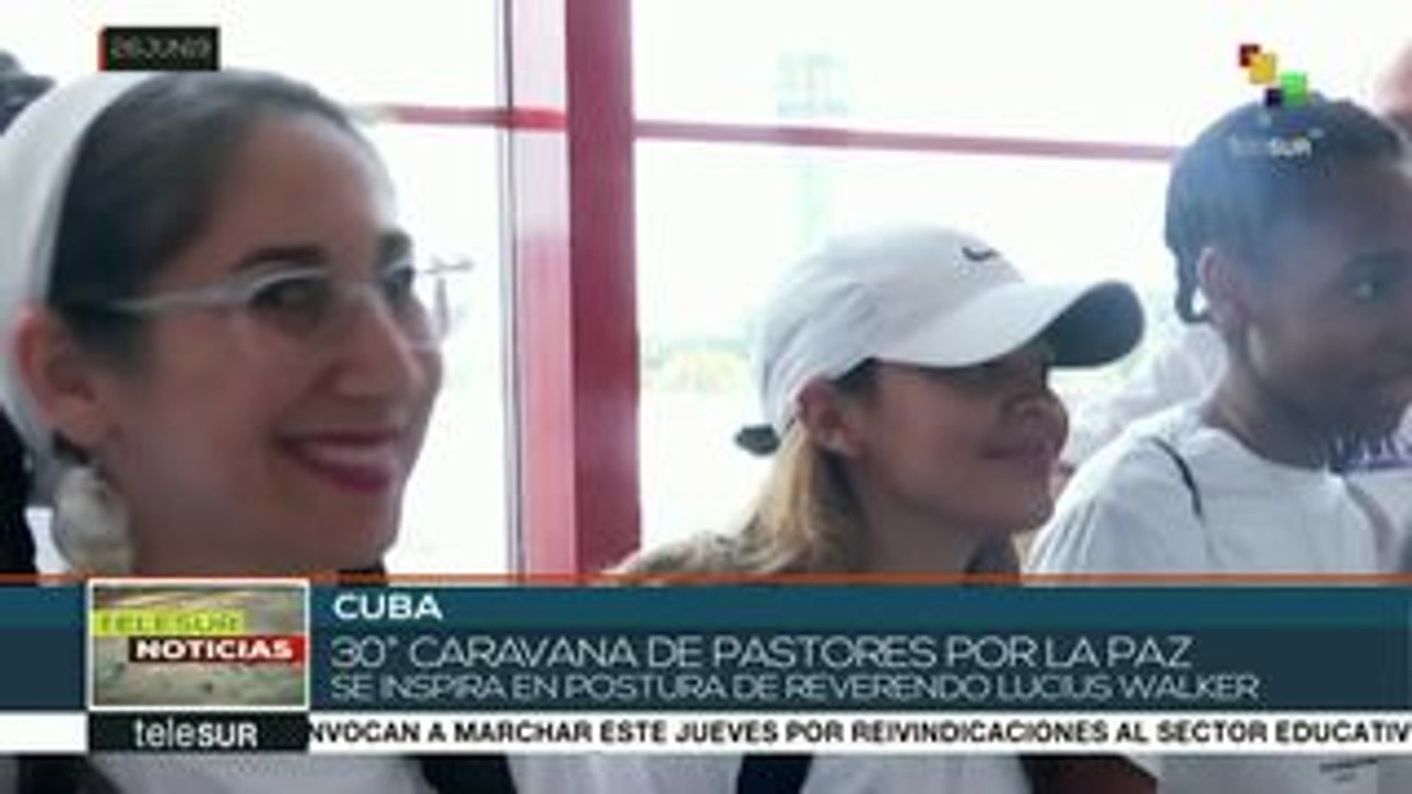 XXX Caravana de Pastores por la Paz desafía el bloqueo y llega a Cuba