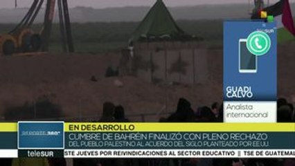 Calvo: Israel estuvo representado con Kushner en Foro de Baréin