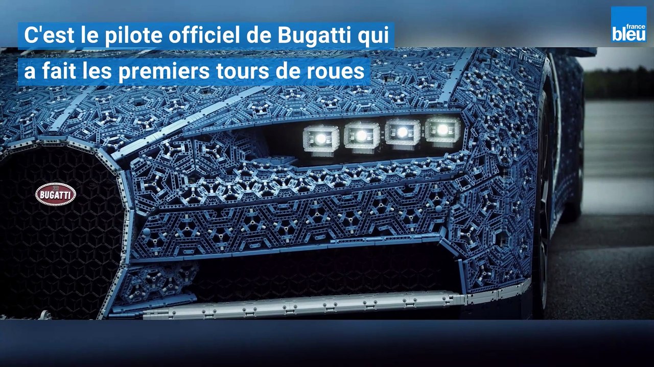 Une Bugatti en Lego, grandeur nature et qui roule