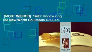 [MOST WISHED]  1493: Uncovering the New World Columbus Created