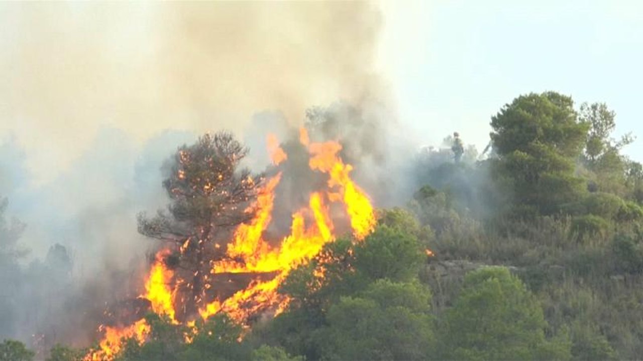 Waldbrand in Spanien außer Kontrolle