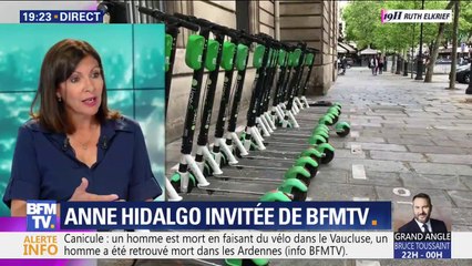 Anne Hidalgo: "Si j'avais pu interdire les trottinettes, je les aurais interdites"