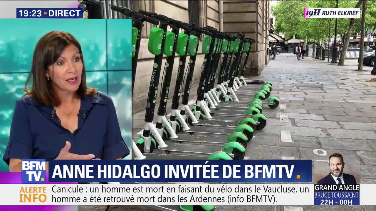 Anne Hidalgo: "Si j'avais pu interdire les trottinettes, je les aurais interdites"
