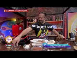 Cocina de solteros: filete de res en salsa de frijol | Sale el Sol