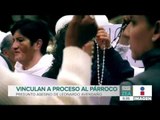 Feligreses manifiestan su apoyo al sacerdote relacionado con la muerte de Leonardo Avendaño