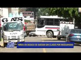 Niños en Oaxaca se quedan sin clase por inseguridad