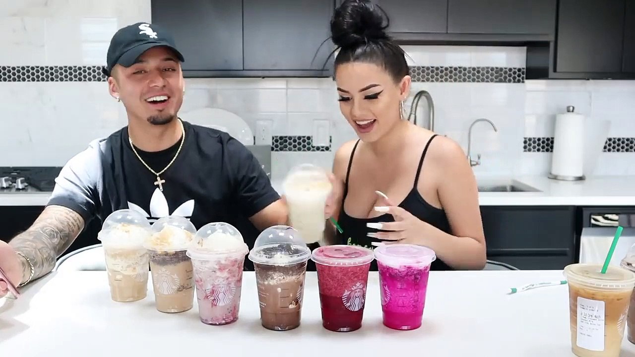 TRYING OUR SUBSCRIBERS FAVE STARBUCKS DRINKS
