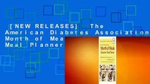 [NEW RELEASES]  The American Diabetes Association Month of Meals Diabetes Meal Planner