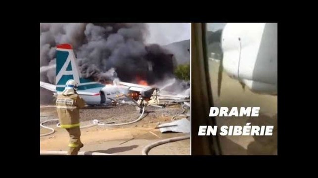 En Russie, ce passager filme le crash de son avion