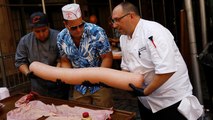 29,9 Kilo - das schwerste Hot Dog der Welt