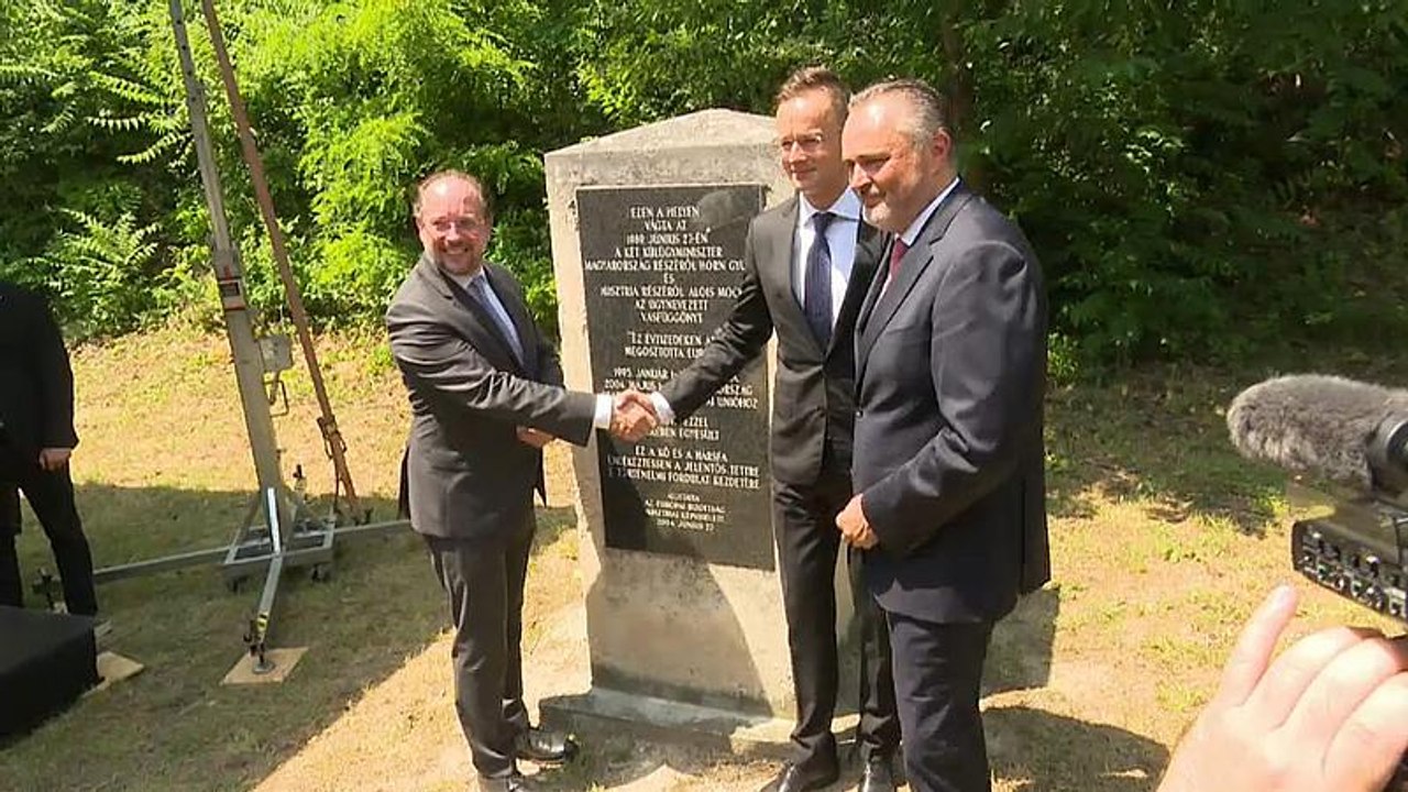30 Jahre Fall des Eisernen Vorhangs: Gedenkfeier in Ungarn