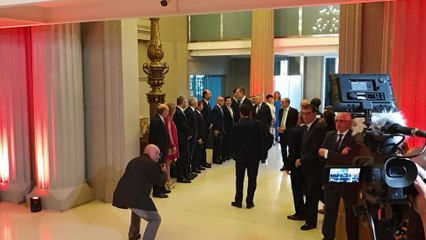 Llegada del Rey a la Noche de la Logística en Barcelona