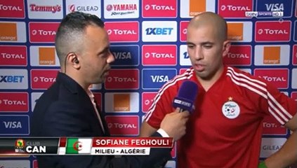 Feghouli : "A l'image de notre pays on a joué comme des hommes"
