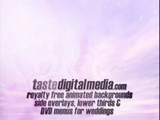 Video Backgrounds and Digital Transitions for Wedding