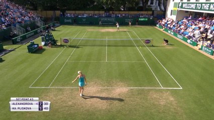Eastbourne - Pliskova ne laisse que deux jeux à Alexandrova