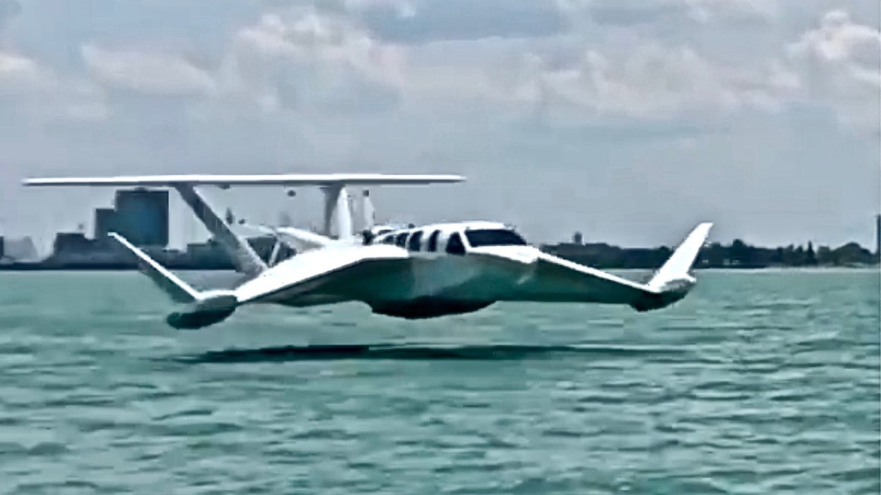 Amazing Flying Boat - Future of Sea Travel