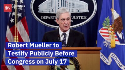 Robert Mueller Will Testify In Front Of Congress