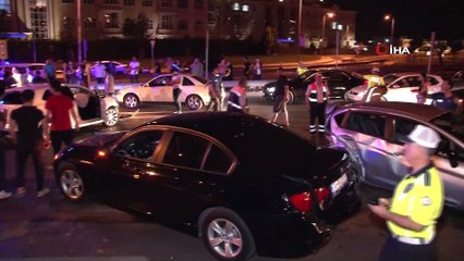 D-100 Karayolunda zincirleme trafik kazası