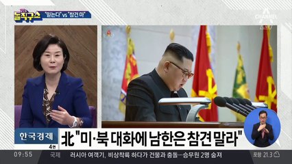 北 “미·북 대화에 남한은 참견 말라”